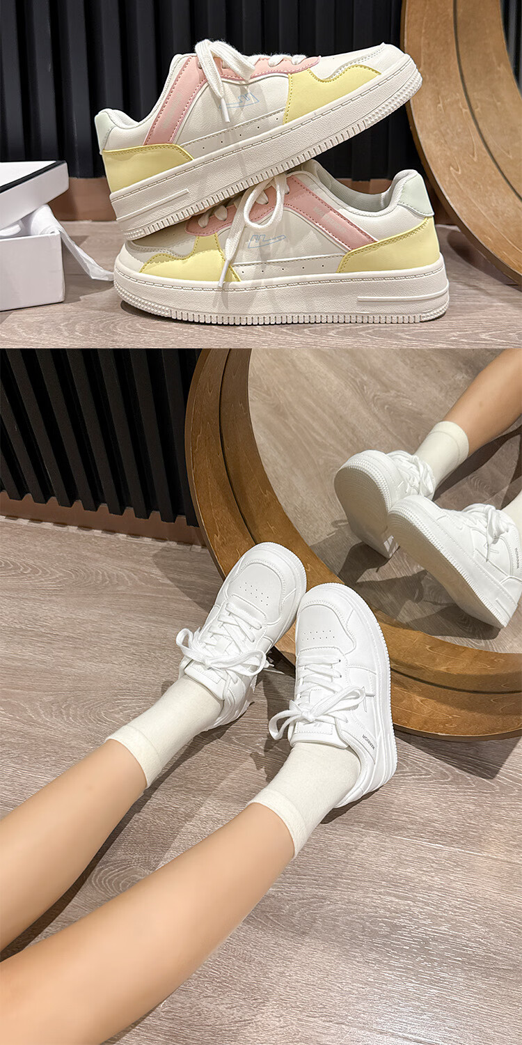 Warrior Women's Sports Shoes 2026 Summer Casual White Sneakers for Women Size 35 2