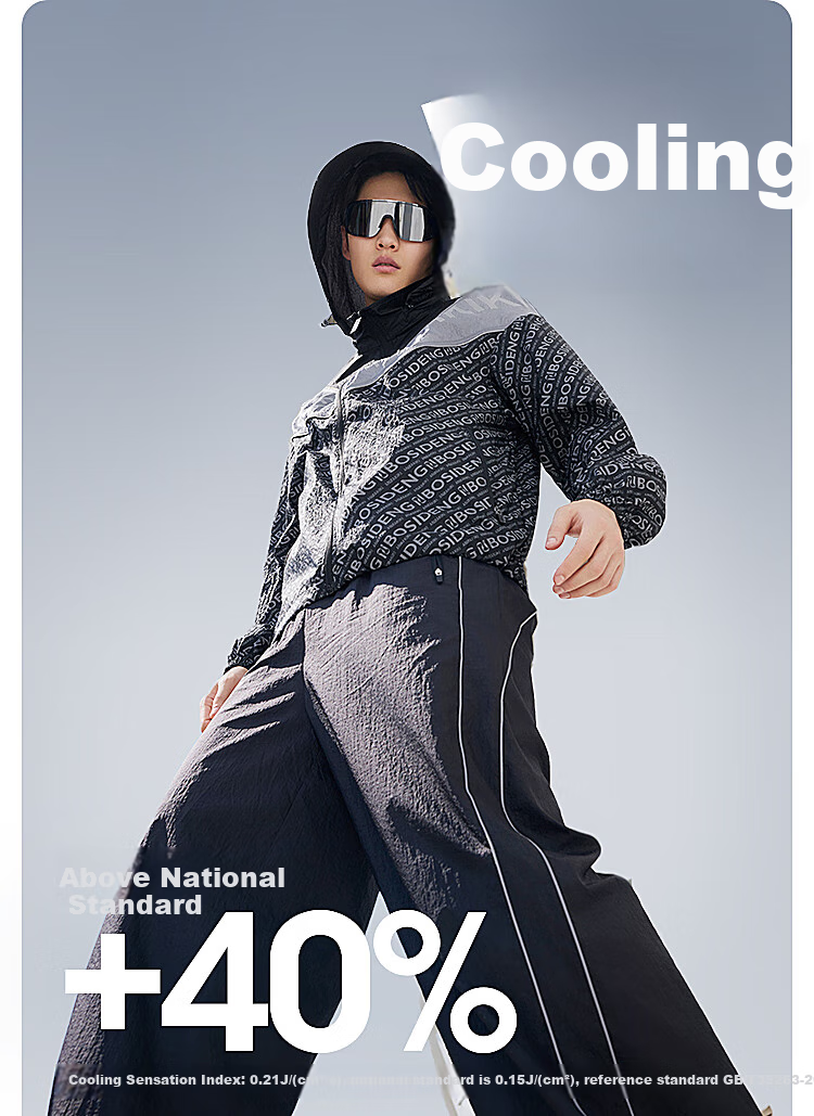 BOSIDENG Sun Protection Jacket for Men, Summer Outdoor Cool Couple Style Fishing Wear with Printed UV Protection Breathable Coat 4