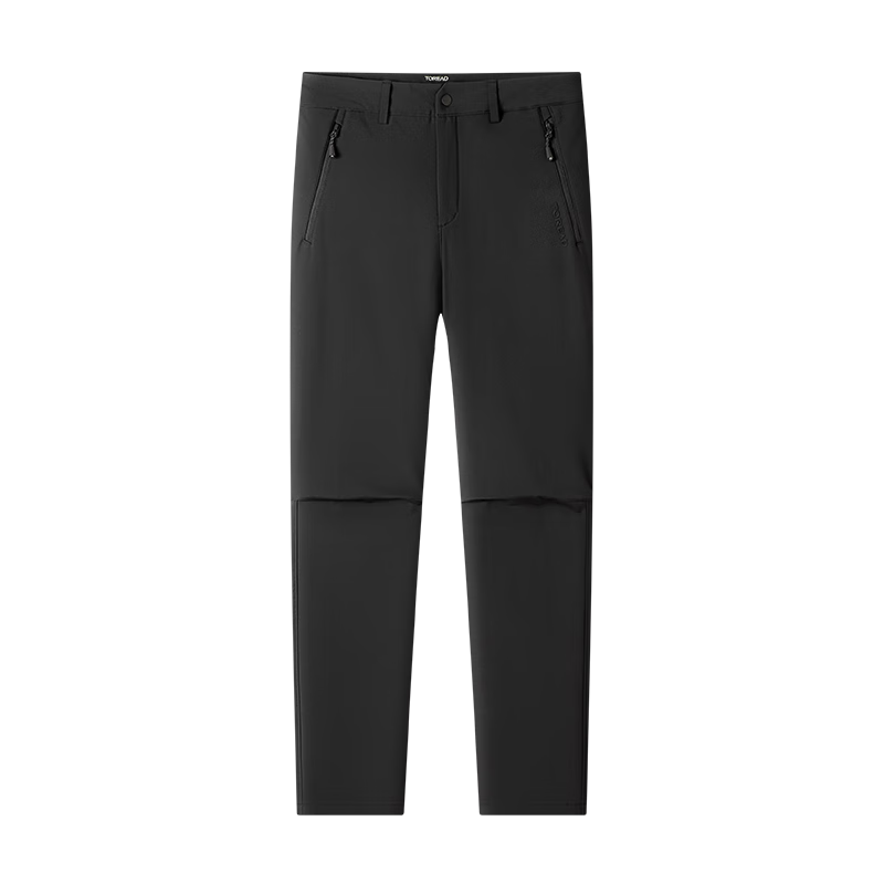 TOREAD Men's Softshell Pants Autumn Winter Outdoor Waterproof Windproof Stretch Fleece Hiking Pants TAMMAN91045