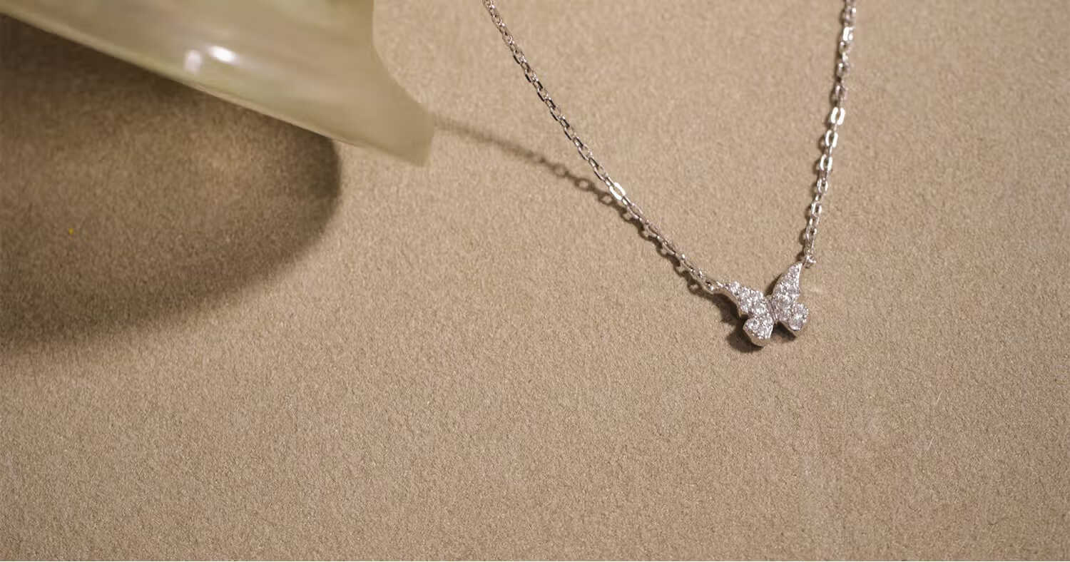 Arsis Silver Jewelry Lucky Charm Star Butterfly Collarbone Chain Necklace for Women, Original Design Necklace, Gift for Girlfriend 6