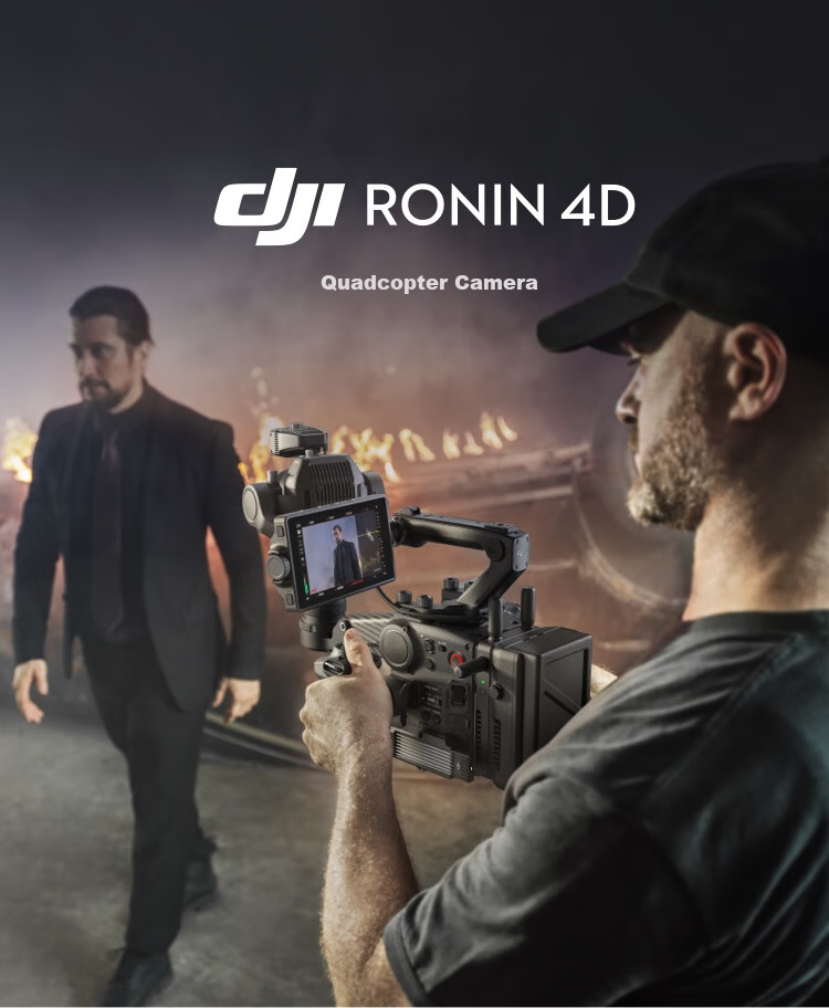 DJI Ronin 4D-8K Kit, Full-Frame Four-Axis Cinema Camera, Professional Film Camera, Cinematic Image Quality, LiDAR Auto Focus 2