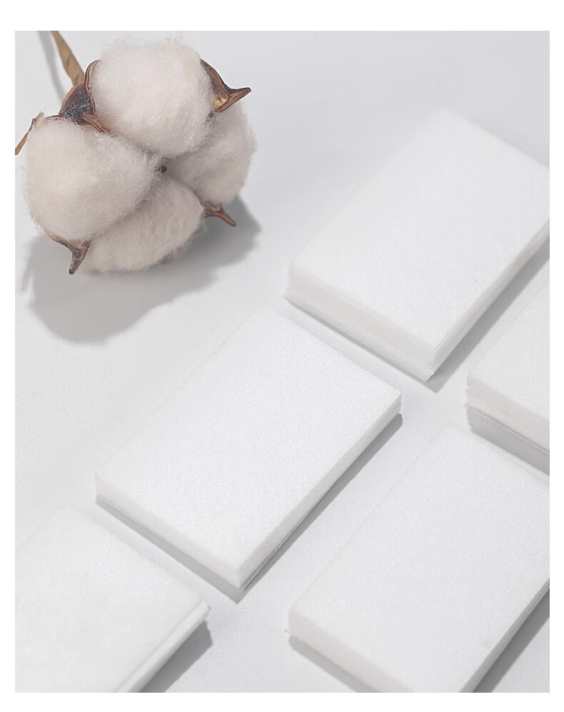 SweetCoolDou Nail Polish Remover Cotton Pads Cleaning Cotton Nail Wipes Durable 400pcs (Without Nail Polish Remover) 5