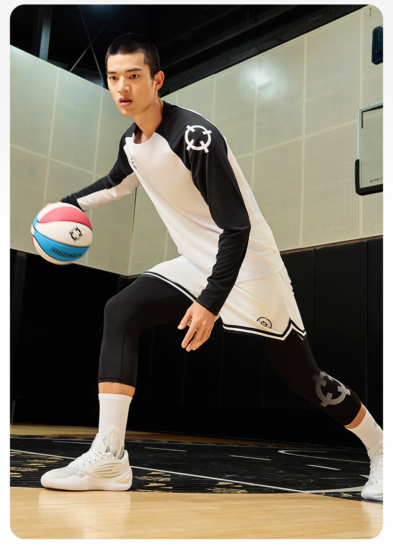 RIGORER Quick-Dry Long Sleeve T-Shirt, Basketball Fitness Wear, Men's Fashionable Casual Sports Outdoor Comfortable Trendy Breathable Clothing 2