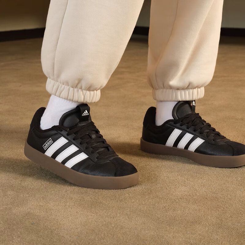 Adidas Women's Sporty Style VL COURT 3.0 Casual Shoes ID8796 Black Size 37 10