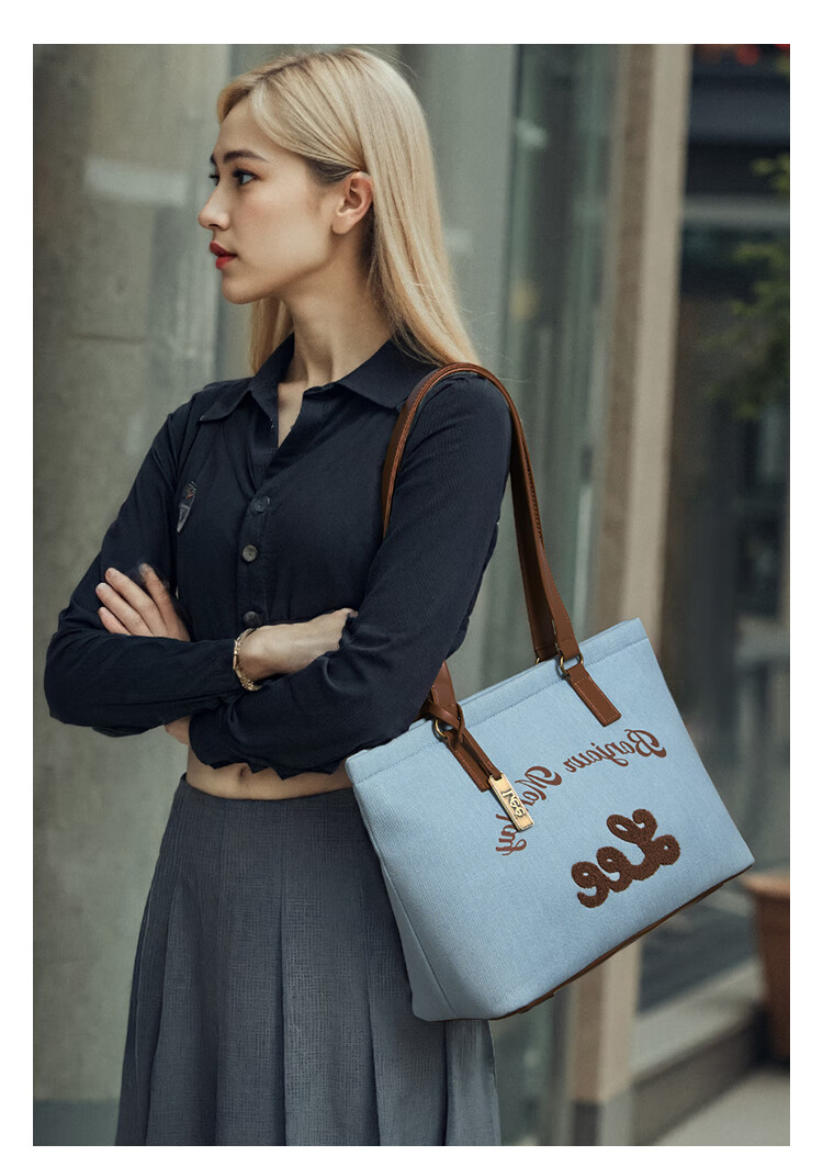 Lee Women's New Tote Bag, Handbag for School, Large Capacity Laptop Bag, Shoulder Bag, Gift, Birthday Present 25