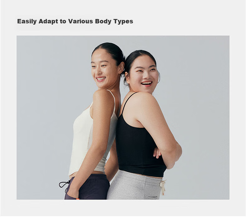 NEIWAI Orange Label High Elastic Cotton Padded Bralette Tank Top Wireless Breathable Comfortable Layering Outerwear for Women 9