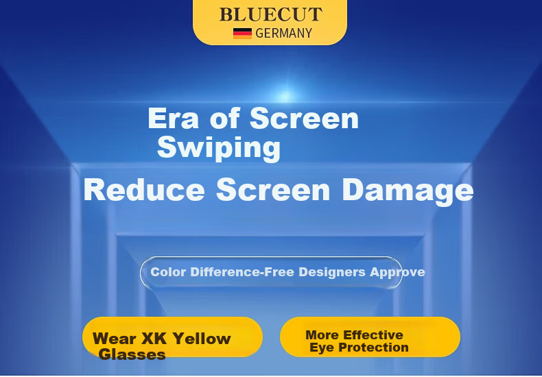 Chuangguo Anti-Blue Light Glasses, Anti-Fatigue, Anti-Radiation, Specially Designed for Men Using Phones And Computers, Sold by JD, Eye Protection Non-Prescription Glasses 3