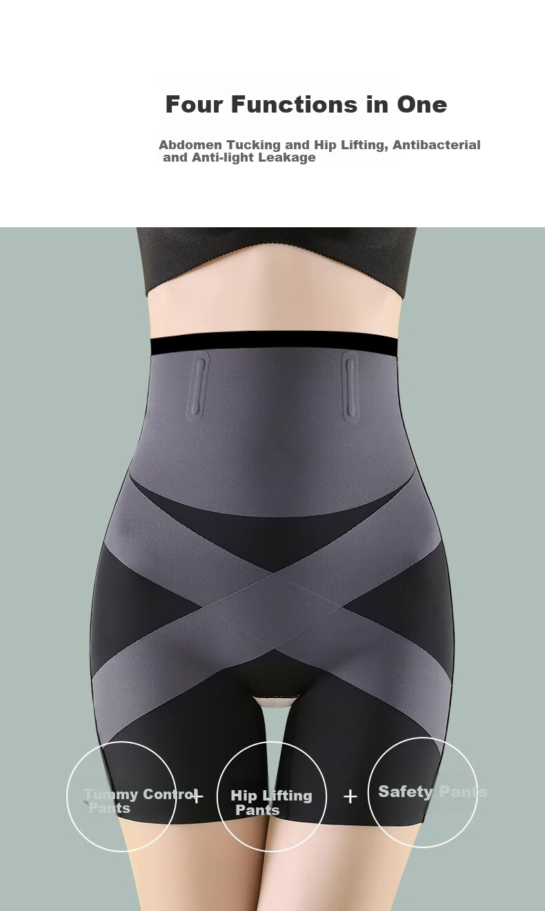 LangSha High-Waisted Tummy Control And Butt-Lifting Pants for Women, Shaping Shorts, Suspended Pants, Soft Bone Anti-Rolling Waistband Leggings, All-Season Style 13
