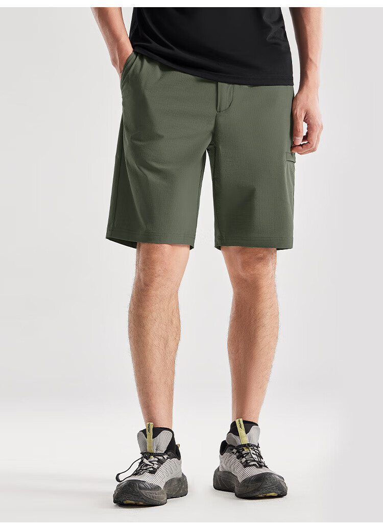Pioneer Camp Quick-Dry Men's Summer Outdoor Water-Repellent Loose Fit Stretch Sports Casual Cargo Shorts 20