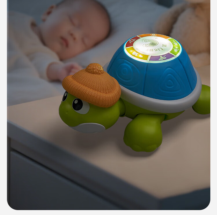 Aojia Baby Toy Crawling and Head Lifting Training 0-6 Months Learning to Crawl Guide for Children 0-1 Year Old Infant Large Turtle 14