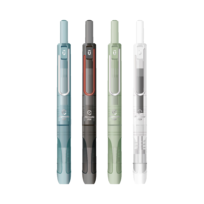 M&G Stationery Retractable Steel Pen EF Nib Premium Posture Correction Pure Blue Pen Set (1 Pen + 2 Ink Cartridges) Student Essential Back-to-School Expert Pen Random Barrel HAFP2766B3