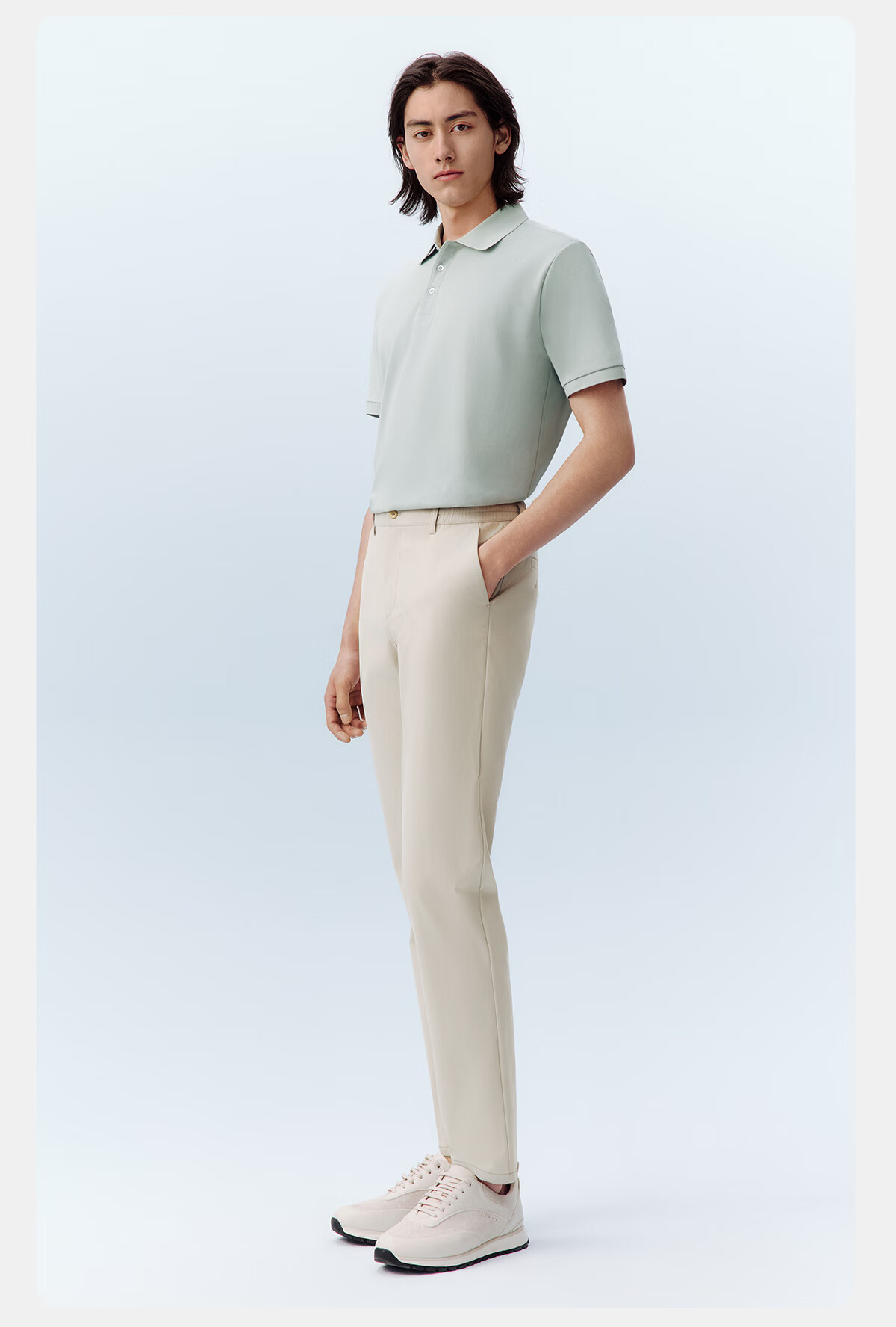 Hodo Ice Cream Polo Shirt Men Summer Ice Silk Cotton Cool Quick-Dry Short Sleeve T-Shirt Dad Style 6