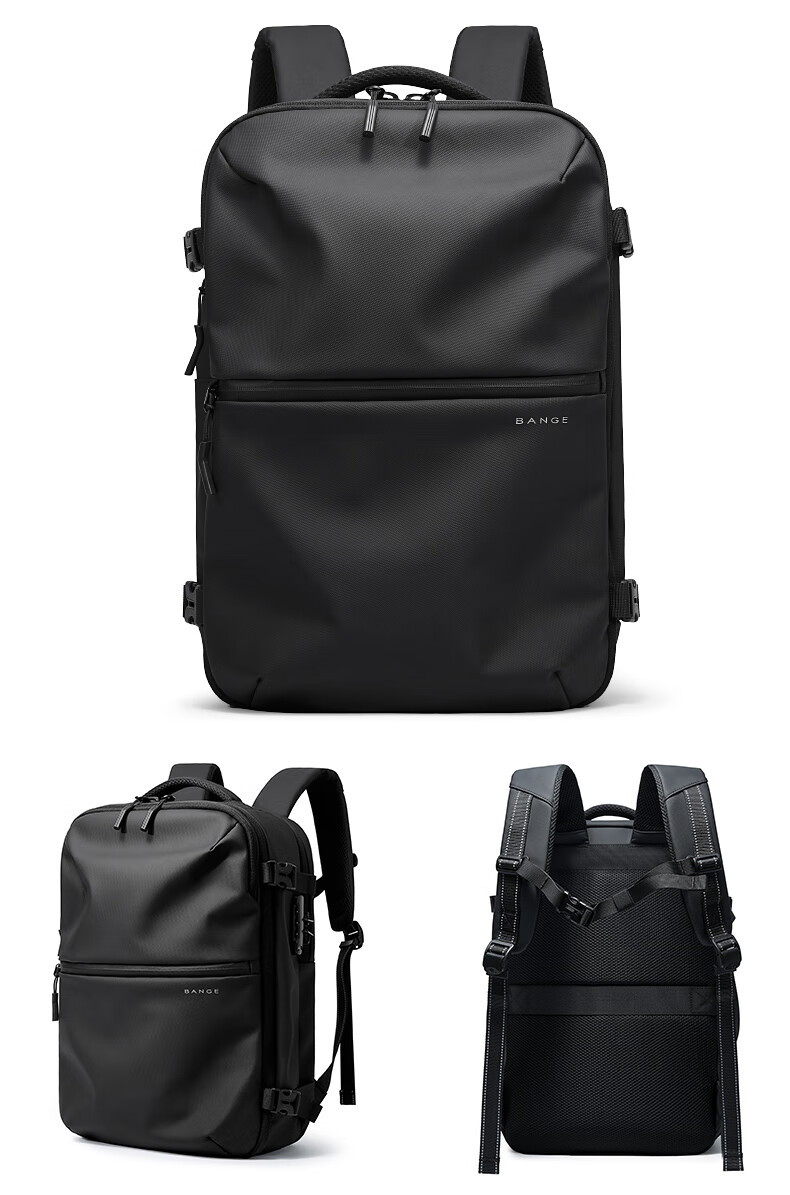 Bange Backpack for Men, Business Commute School Bag, Gift, Large Capacity Travel Bag for Business Trips, Laptop Bag, 7875 Gray 1