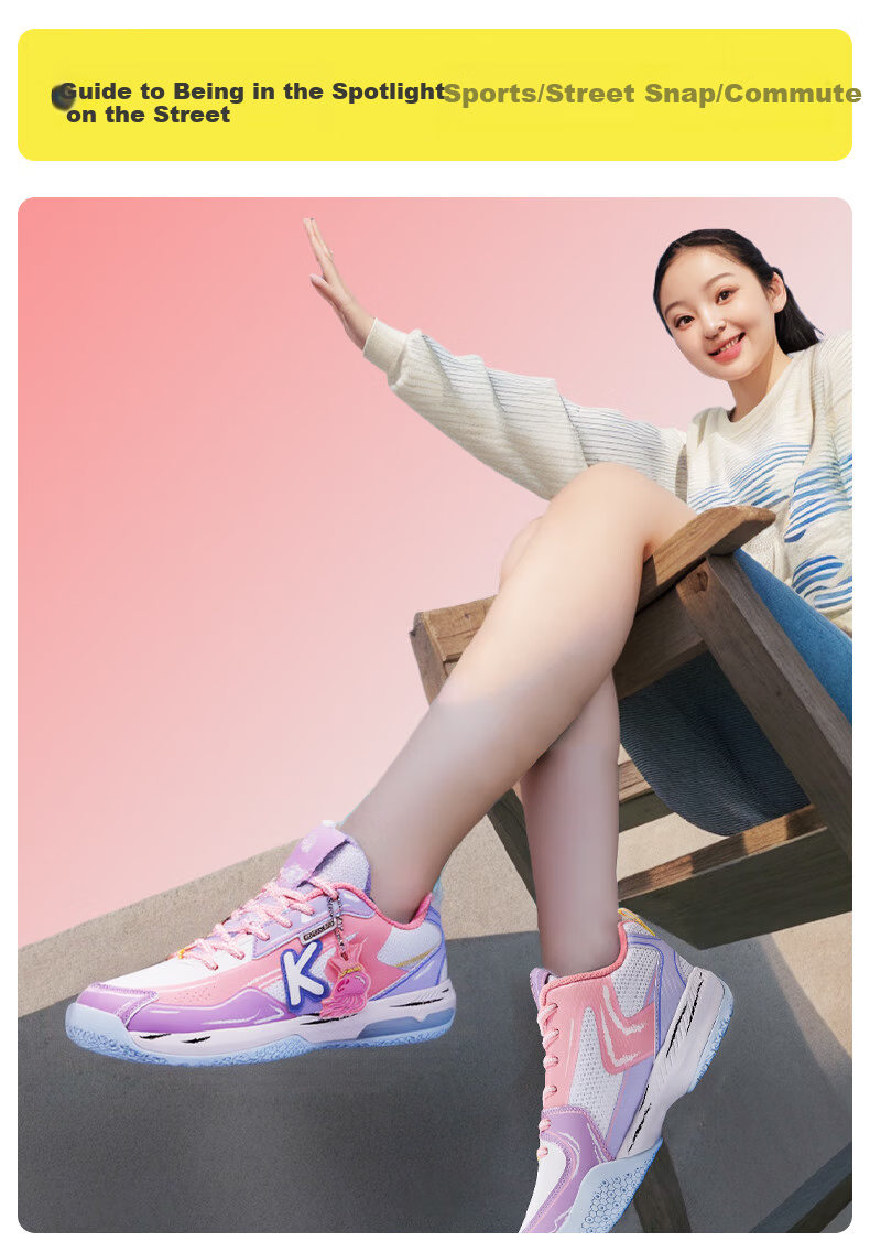 KAWASAKI Badminton Shoes SpongeBob SquarePants Collaboration Edition Sports Shoes for Men And Women C32026 Blue-Squid Brother Size 42 12