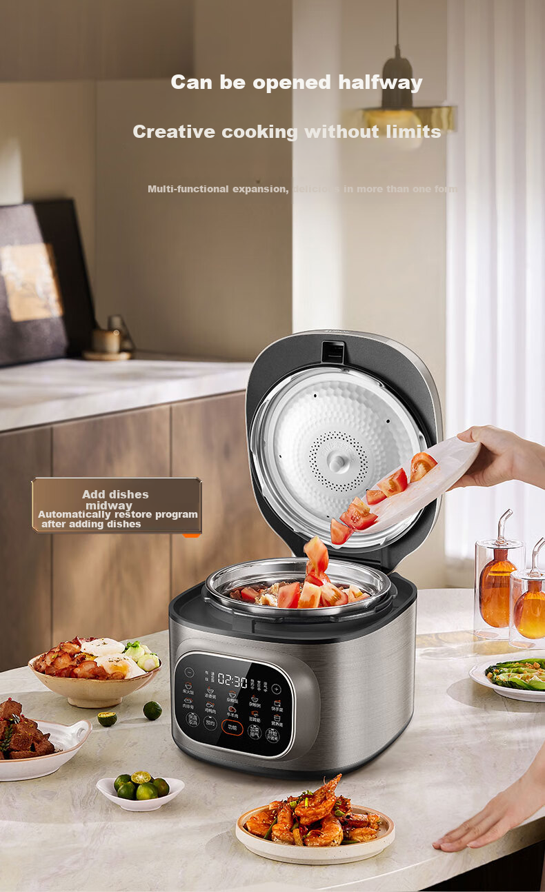 SUPOR ZMD Anxin Series, Home Use 5L Smart Reservation Ball Pot, Large Capacity Electric Home Fully Automatic Multifunctional Rice Cooker, Electric Pressure Cooker SY-50FC525Q 11