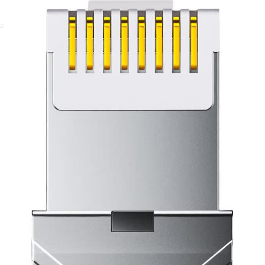Кабельный коннектор SAMZHE CAT7 Shielded Tool-Free Crystal Connector, без инструментов, RJ45, позолоченный, 50U, одинарная упаковка MDC73