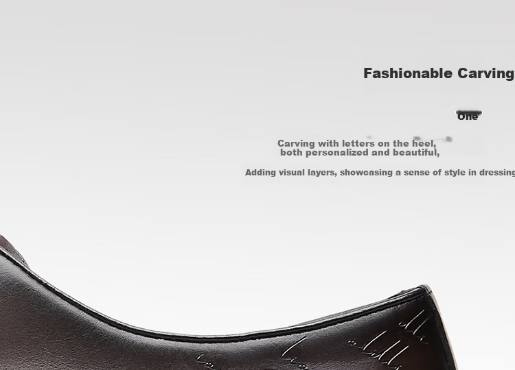 Goldlion Men's Formal Shoes, Fashionable Oxford Shoes, Non-Slip Wear-Resistant Leather Shoes G563410473CCB Brown Size 44 7
