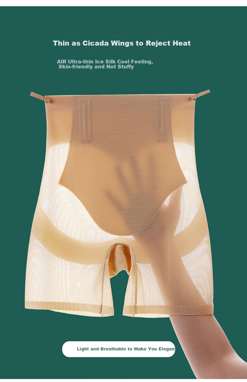 YUZHAOLIN High-Waisted Tummy Control Panties for Women, Waist-Cinching, Belly-Slimming, Butt-Lifting Shaping Shorts, Ultra-Thin Summer Safety Shorts 7