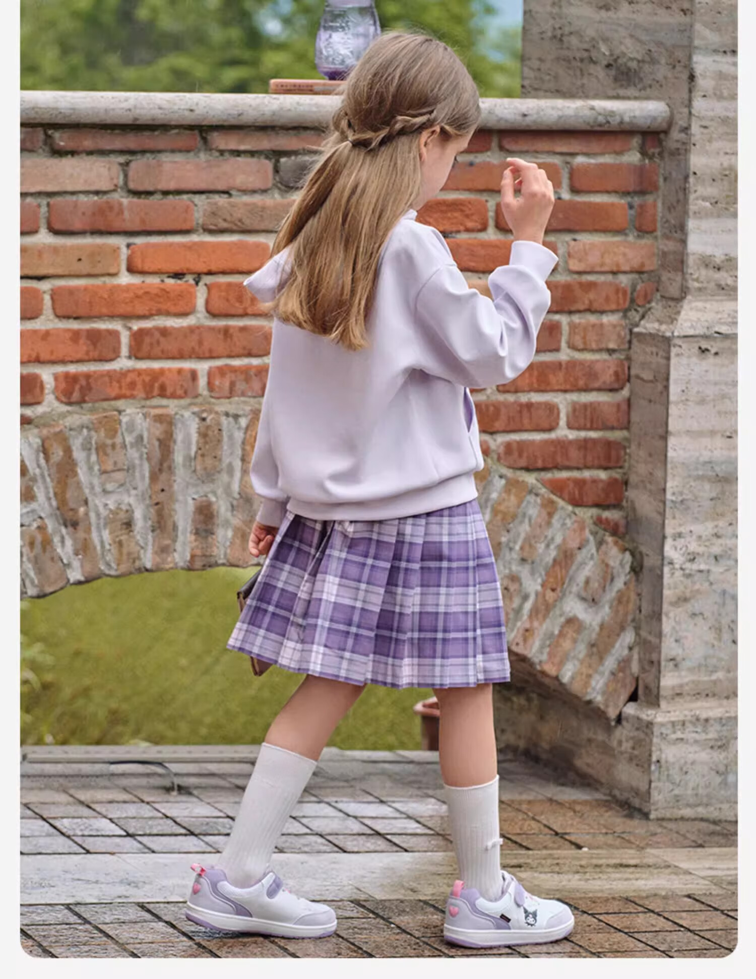 David Bella x Kuromi Kids Hoodie Pullover Sweatshirt Girls Spring Autumn Clothing for Older Children 14