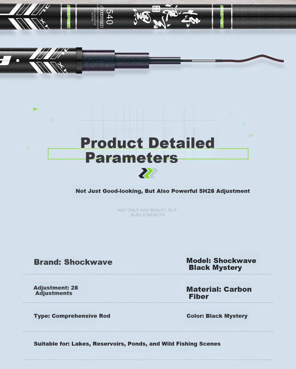 Jinglang 8.1m Xuanhei Second Generation, 28 Sections, Ultra-Light, Ultra-Hard, 5H Wild Fishing, All-Purpose Rod, Platform Fishing Rod, Fishing Pole, Fish Rod, Fishing Tackle 13