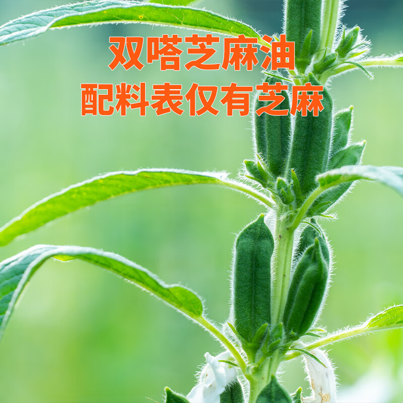 双嗒小磨香油纯芝麻油 芝麻香油 重庆老字号  500ml 玻璃瓶装