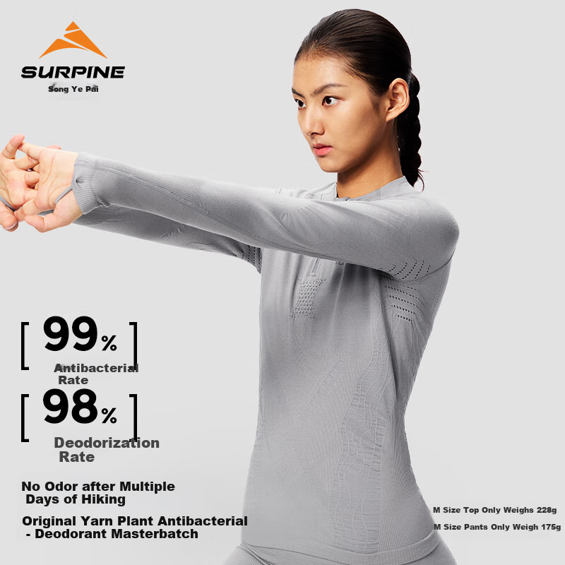 Женская термофутболка SURPINE Lingfeng, из мериносовой шерсти, быстросохнущая, влагоотводящая, для активного отдыха, туризма и горнолыжного спорта