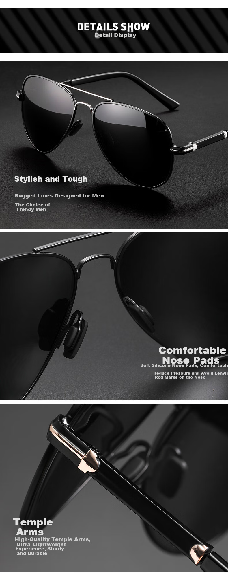 Mumujian Day And Night Color-Changing Sunglasses for Men, Polarized UV Protection Sunglasses for Driving, Fishing And General Use 12
