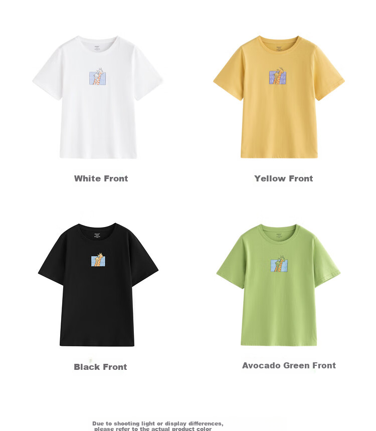 INMAN Women's 2025 Summer Embroidered Comfortable Simple Pullover Loose Fit Cotton Short Sleeve T-Shirt Sakura Pink S 22