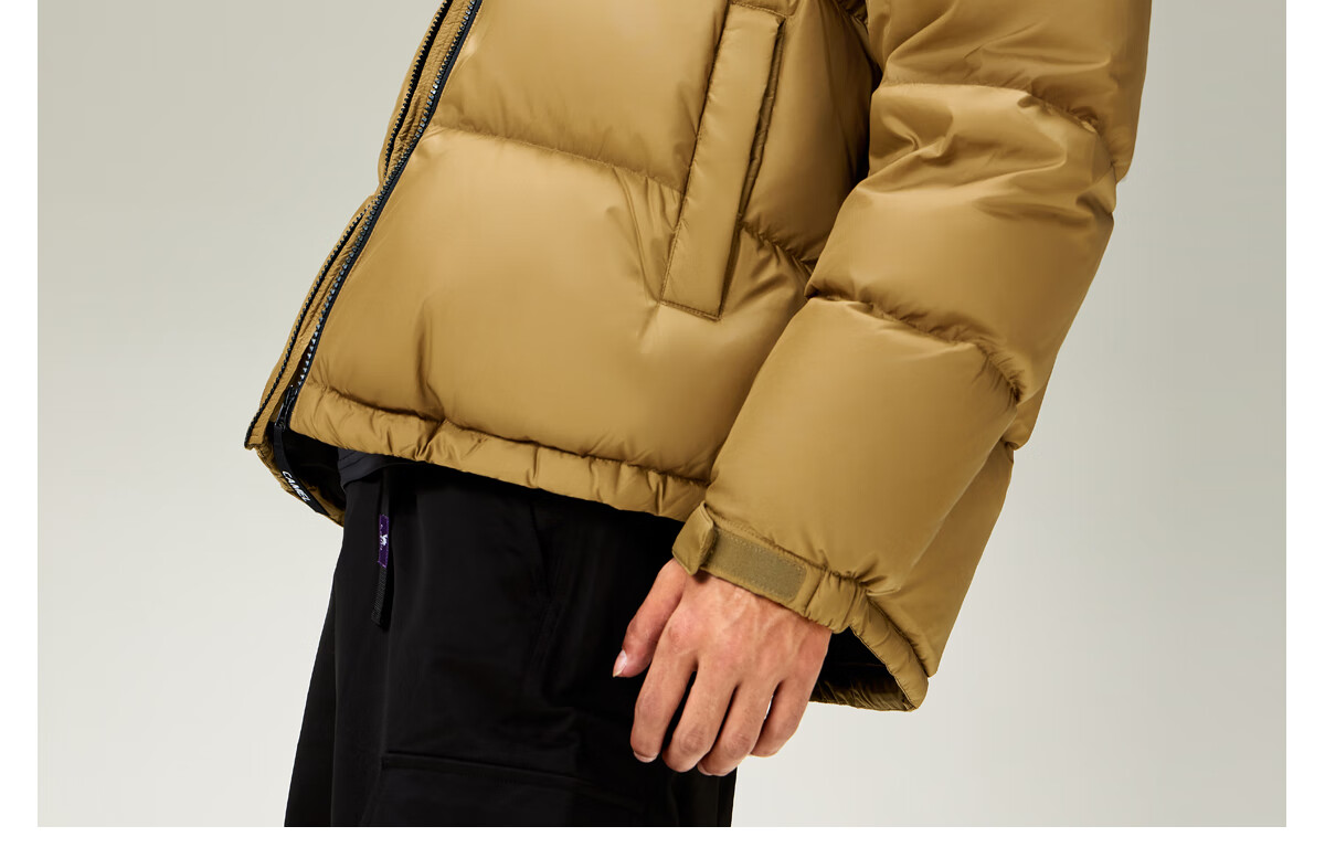 CAMEL Huoyanshan 2.0 down Jacket for Men, Winter New Style, Thickened Warm Puffer Coat, Short Outerwear M13CR07066E 25