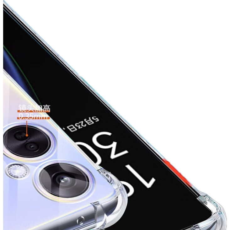 Противоударный чехол MAIKUQI для OPPO K11, защита от падений с воздушными подушками, прозрачный мягкий ТПУ, прозрачно-белый