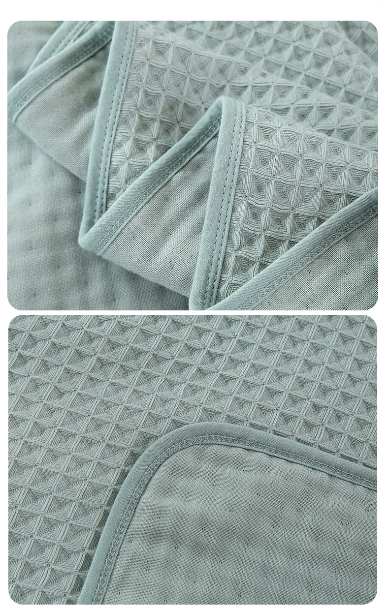 HOYO Japan Wayan Pure Cotton Single Double Blanket Breathable Children's Blanket Four Seasons Air Conditioning Blanket Sakura Color 200*230cm 13