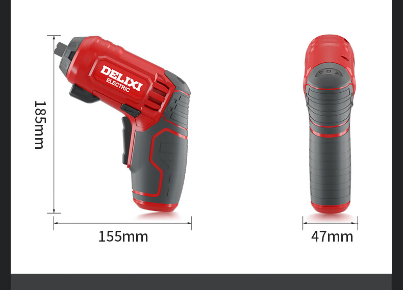 Delixi Electric Cordless Mini Screwdriver 3.6V Foldable Rechargeable Lithium Battery Electric Screwdriver for Home Use 18