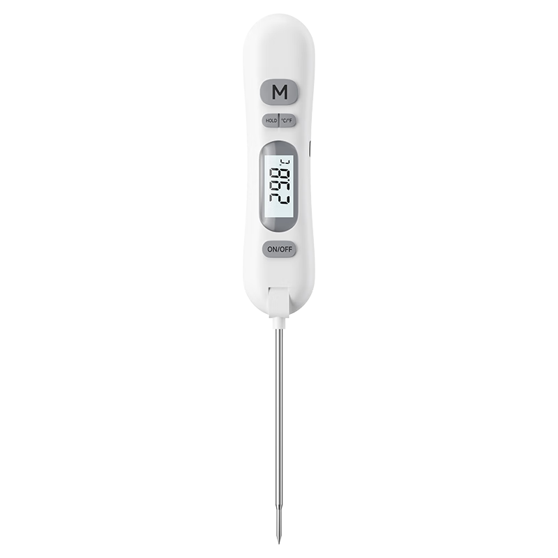 Tinghui Thermometer Probe Ultra-Fast Food Indoor Thermometer Water Temperature Folding Thermometer Milk Thermometer B0629S