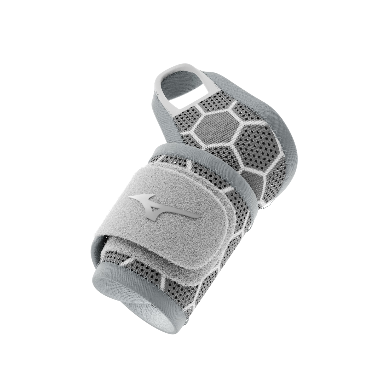 MIZUNO Wrist Guard Sports TFCC Tendonitis Anti-Sprain Bench Press for Men And Women Basketball Badminton Tennis 2507 Light Gray Double Pair