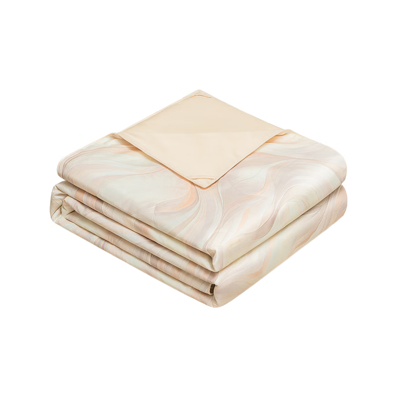 JD Original Flowing Light Secret Mulberry Silk Air Conditioning Quilt, 100% Mulberry Silk Summer Quilt, Washable Summer Cool Quilt, Air Conditioning Quilt, 1.5m X 2m