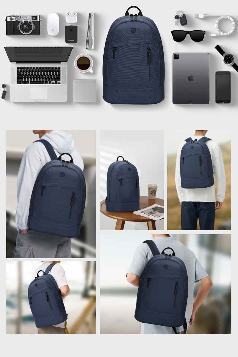 WENGER Swiss Army Knife 15.6-Inch Laptop Bag, Business Backpack, Schoolbag, Travel Bag for Business Trips 18