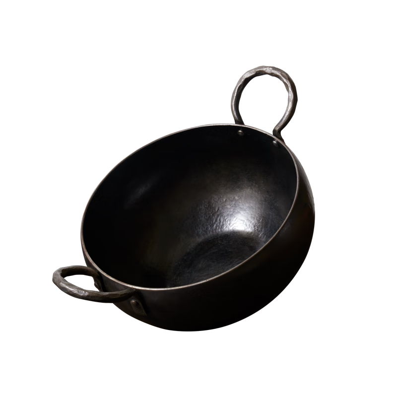 Tiewagongshe Stew Pot, Soup Pot for Home Use, Iron Pot, Enamel Pot, Non-Coated Non-Stick Pot, Handmade, 26cm