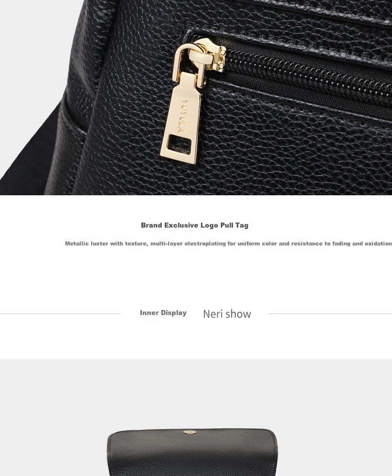 YUYULA Women's Backpack, Fashionable Luxury Large Capacity Backpack, Stylish Casual Travel Laptop Bag, Birthday Gift for Girlfriend 2