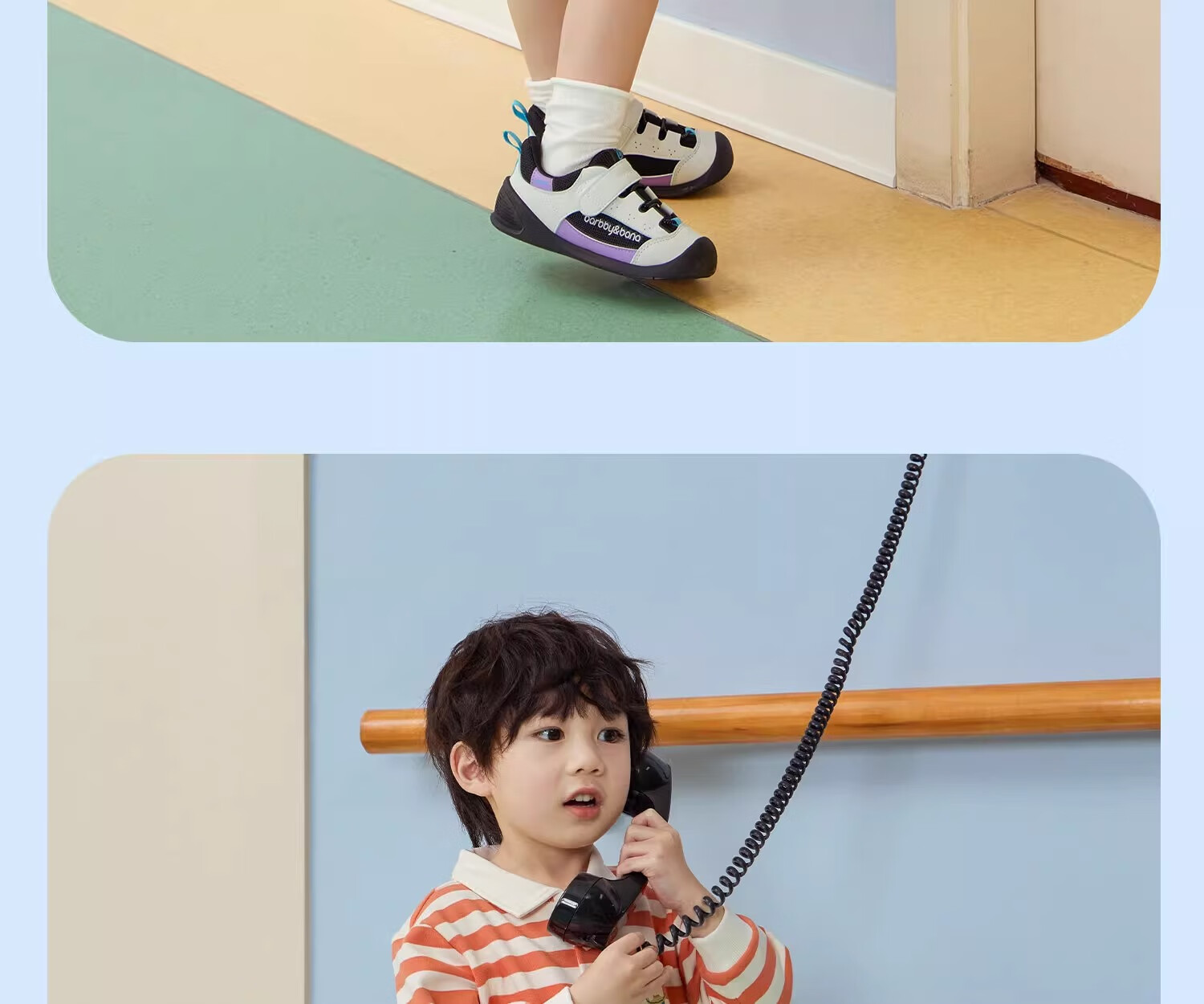 BARBBY&BANA Baby Walking Shoes Infant Footwear Spring/summer 2025 Breathable Soft-Soled Functional Shoes for Ages 1-3 Sand Gray Size 20 27