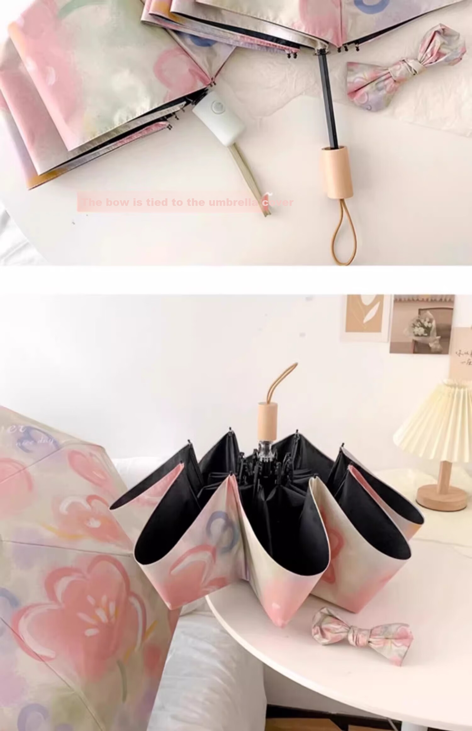 BAHAINIAO Sun Umbrella, Automatic for Both Rain And Shine, Heat-Resistant Rain Umbrella, Sunshade, Convenient UV Protection, Foldable, Automatic 3