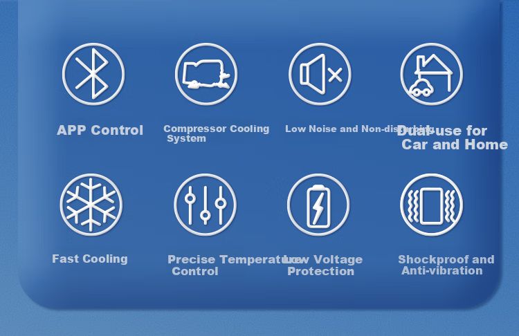 Alpicool Compressor Cooling C12P Portable Refrigerator for Car And Home Use, Freezing And Refrigeration, Suitable for Dormitories, Offices, Outdoor Activities, And Home Use 2