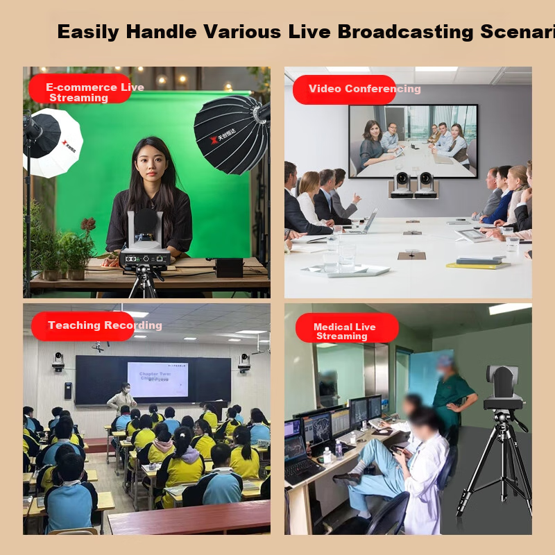 TCHD Video Tianchuanghengda Ultra HD Live Streaming Camera, E-commerce Product Camera, HDMII Dedicated 1080P Beauty Camera, Video Conference Camera TC-980S