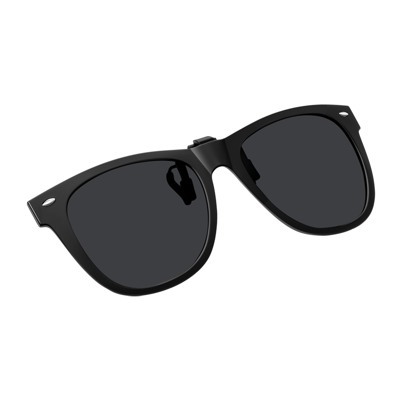 HLA Sunglasses Clip-On, Flip-Style Unisex, Myopia Polarized Sunglasses Clip-On for School