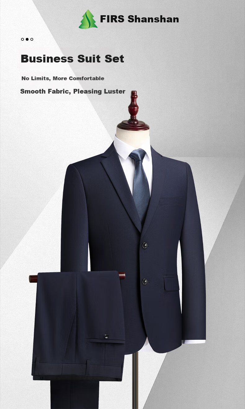 FIRS Men's Suit Set, Slim Fit Professional Formal Wear, Business Attire, Groom's Outfit, Wedding Suit, Men's Clothing 1