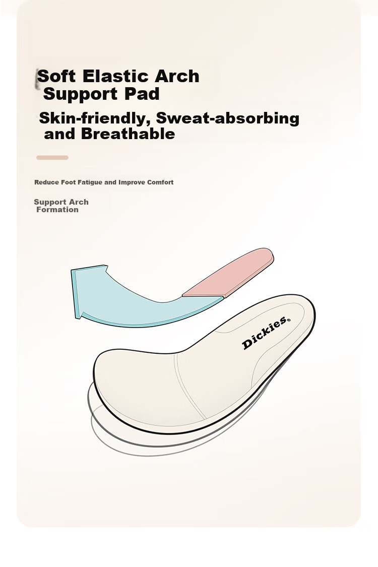 Dickies Girls' Training Shoes, Spring And Summer New Style, Children's Versatile White Sneakers, Student Fashion Casual Running Shoes 10