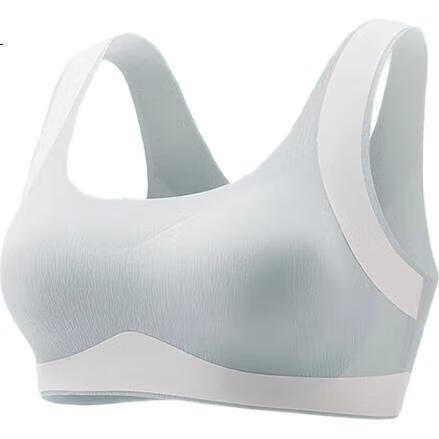 GUJIN 2-Pack Girls' Bra, Spring And Summer Seamless, for Middle And High School Students, Developmental Underwear, Posture-Correcting, Shock-Absorbing Sports Thin Vest XL