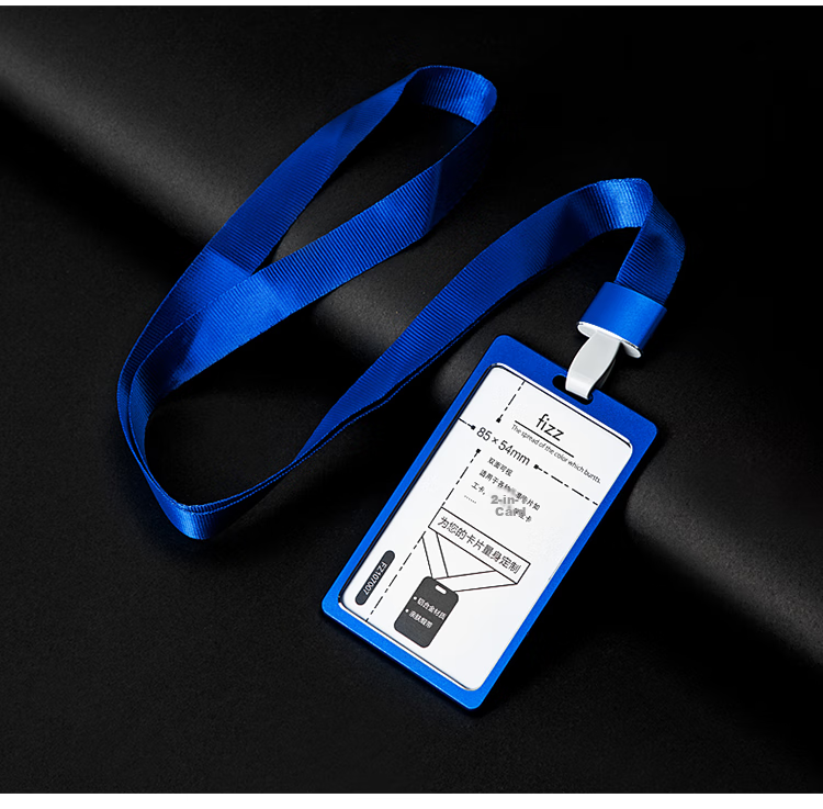 Fizz 3c Digital Full Network Low Price (fizz) 5-Pack Vertical Colorful ID Card Holder/slip-On Work Badge/metro Card Holder, White, No Lanyard, FZ107005 11