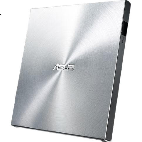 Внешний DVD-привод ASUS SDRW-08U5S, USB 2.0, портативный, серебристый