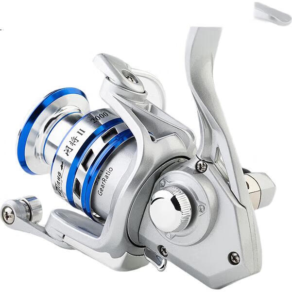 Рыболовная катушка GW 5000 Deep Line Cup Flashing Second Generation, спиннинговая, для ловли на блесну и рок-фишинга, с поплавком, снасти для рыбалки