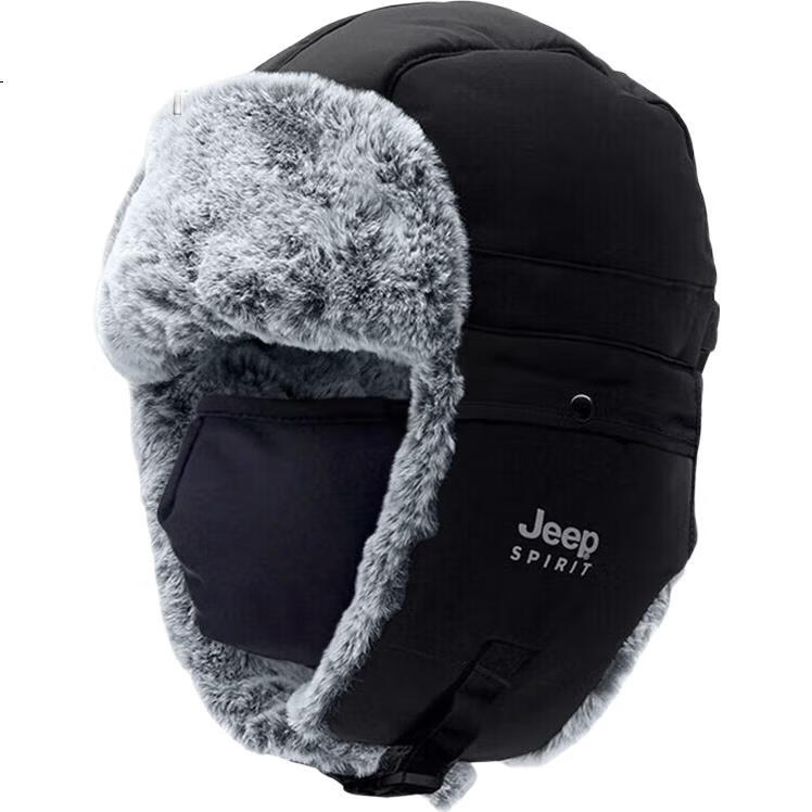 Шапка JEEP для мужчин и женщин, утепленная флисом, ветрозащитная, зимняя, с защитой ушей, модель A0406